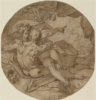 Acis und Galatea, um 1590 von Abraham Bloemaert