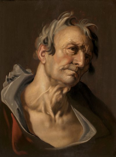 Kopf eines alten Mannes, spätes 16. - frühes 17. Jahrhundert von Abraham Bloemaert
