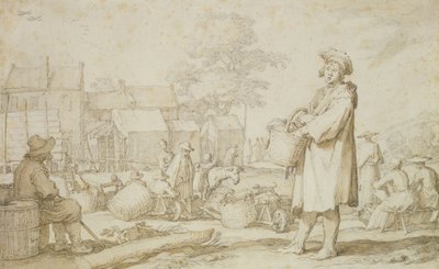 Marktszene von Abraham Bloemaert
