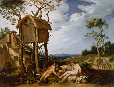 Gleichnis vom Unkraut unter dem Weizen von Abraham Bloemaert