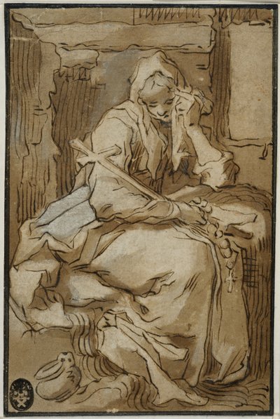 Die heilige Thais von Abraham Bloemaert