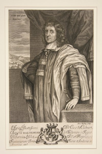 Cecilius Calvert, 2. Baron von Baltimore von Abraham Blooteling