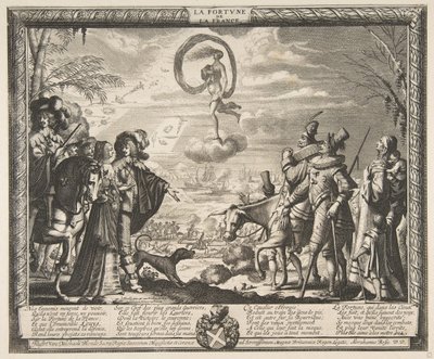 Fortuna begünstigt Frankreich von Abraham Bosse