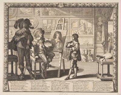 Der Maler, ca. 1642 von Abraham Bosse