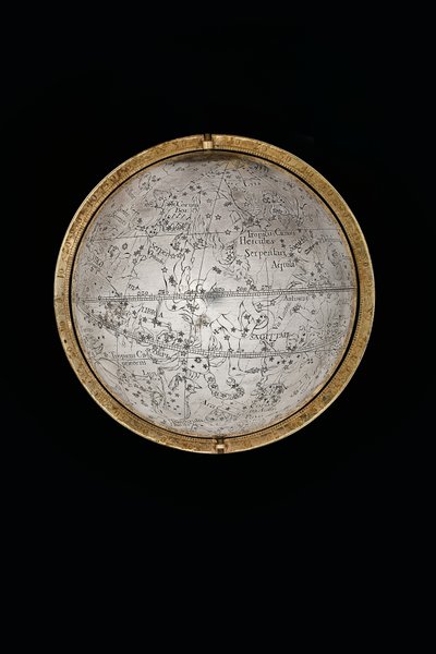 Zwei außergewöhnliche terrestrische und himmlische Globen, getragen von Herkules und Atlas, Augsburg von Abraham Drentwett