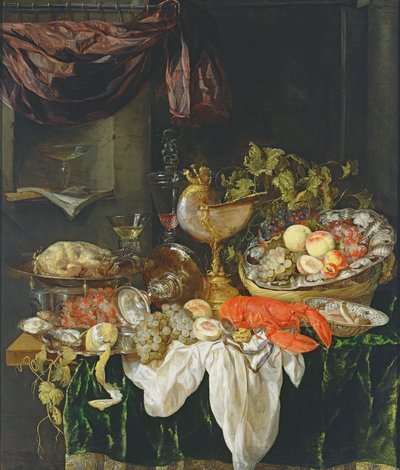 Stillleben mit Früchten von Abraham Hendricksz van Beyeren