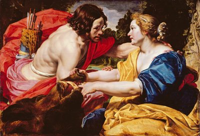 Rückkehr von der Jagd oder Meleager und Atalanta von Abraham Janssens van Nuyssen