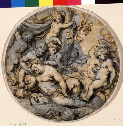 Schlafender Bacchus von Abraham Jansz. van Diepenbeeck