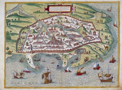 Karte von Alexandria - von Abraham Ortelius, Antwerpen von Abraham Ortelius