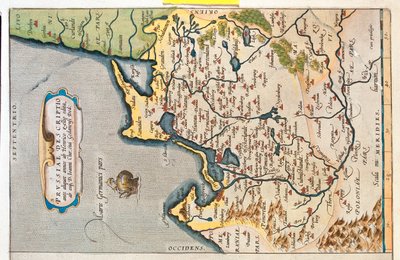 Nordostpolen, Russland, Litauen von Abraham Ortelius