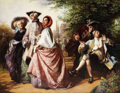 Der Fuchs und die Trauben von Abraham Solomon