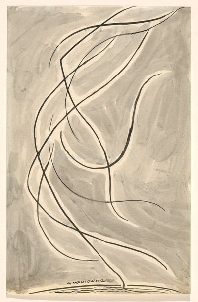 Tanzabstraktion: Isadora Duncan von Abraham Walkowitz