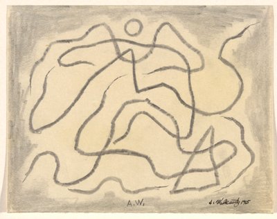 Rhythmische Linien (Abstraktion) von Abraham Walkowitz