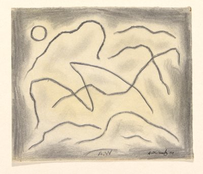 Rhythmische Linien: Tanzabstraktion von Abraham Walkowitz