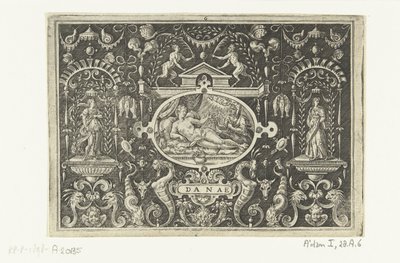 Danae und Jupiter als Goldregen von Abraham de Bruyn