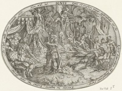 Orpheus in der Unterwelt: Das Element Feuer. Die vier Elemente (Serie) von Abraham van den Hecken