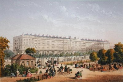 Hyde Park Gardens, ca. 1862 von Achille Louis Martinet