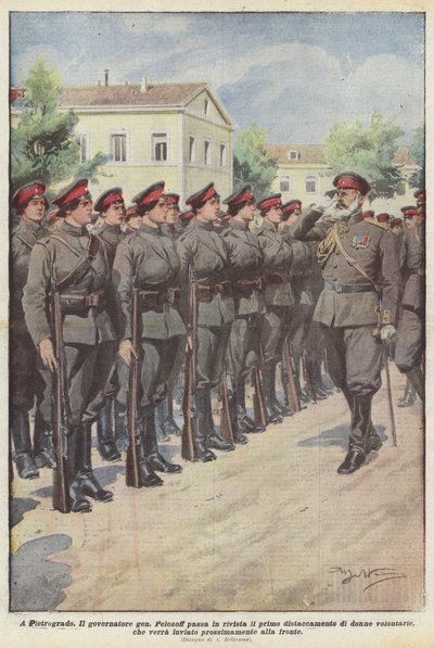 In Petrograd von Achille Beltrame