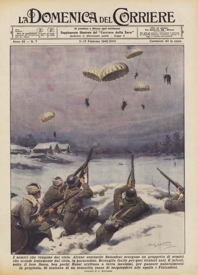 Die Feinde, die vom Himmel kommen von Achille Beltrame