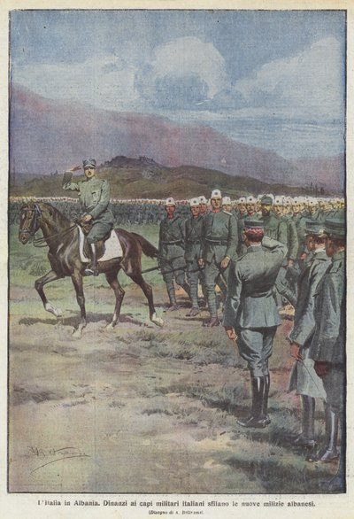 Italien in Albanien von Achille Beltrame