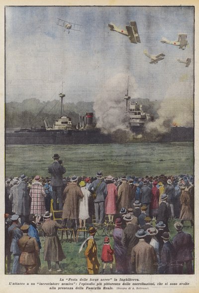 Das Fest der Luftstreitkräfte in England von Achille Beltrame