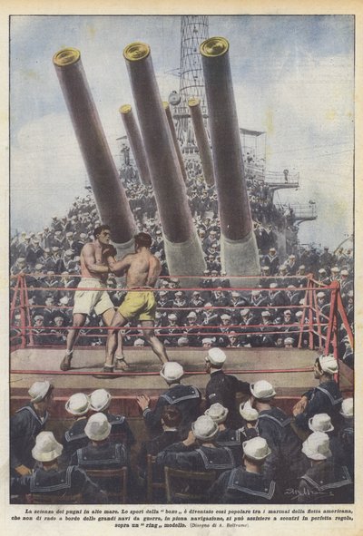Die Wissenschaft der Fäuste auf hoher See von Achille Beltrame