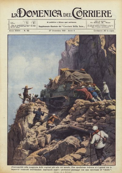 Das Auto erobert die höchsten Regionen der Welt von Achille Beltrame