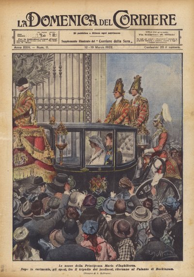 Die Hochzeit der Prinzessin Maria von England von Achille Beltrame