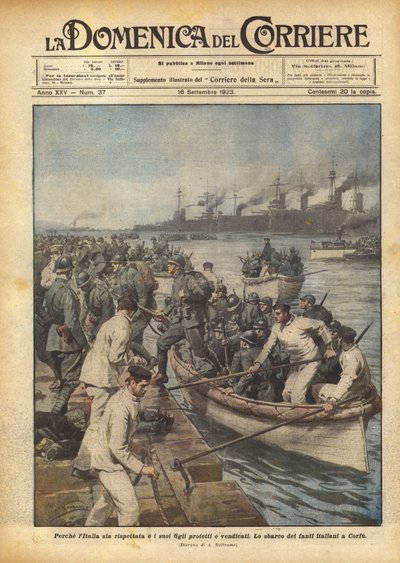 Damit Italien respektiert wird und seine Kinder geschützt und gerächt werden von Achille Beltrame