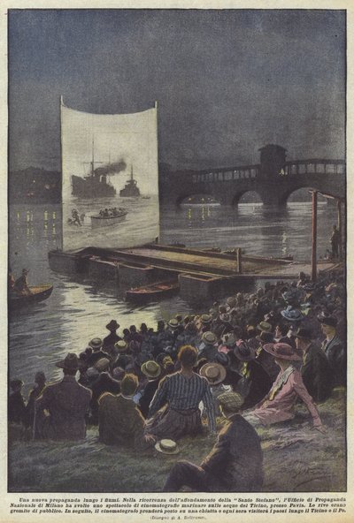 Eine neue Propaganda entlang der Flüsse von Achille Beltrame