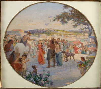 Frühlingsfest im antiken Rom von Achille Boschi