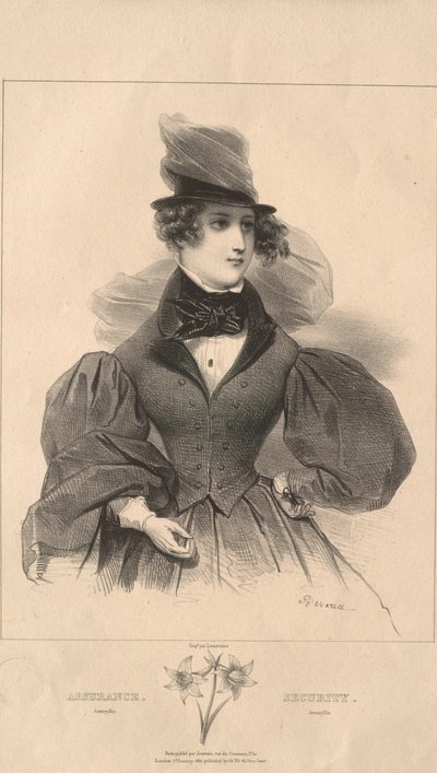 Versicherung (Amaryllis) von Achille Devéria