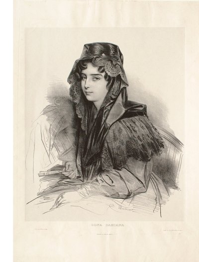 Dona Damiana von Achille Devéria