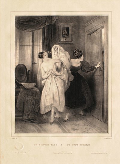 Niemand tritt ein! von Achille Devéria