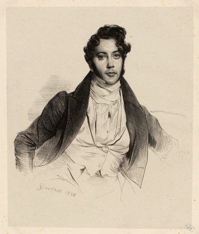 Porträt von James Parry von Achille Devéria