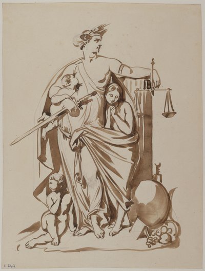Republik von 1848 von Achille Devéria