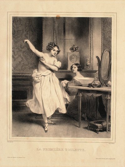 Die erste Toilette von Achille Devéria