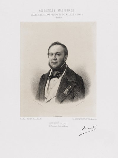 Assemblée nationale, Galerie der Volksvertreter - Marie François Joseph Jules André (Hérault) von Achille Devéria