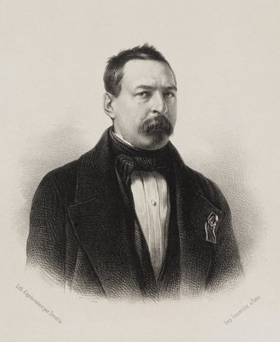 Assemblée nationale, Galerie der Volksvertreter - Toussaint Bravard von Achille Devéria