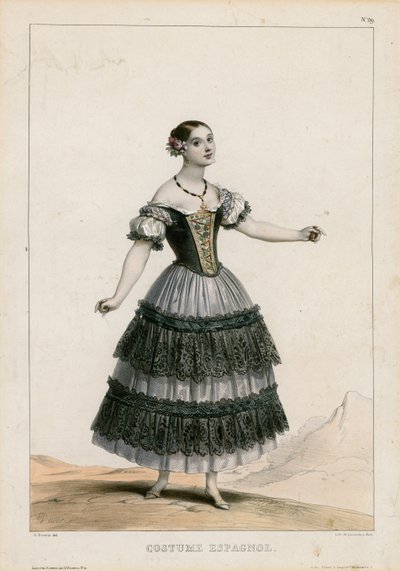 Spanisches Kostüm von Achille Devéria