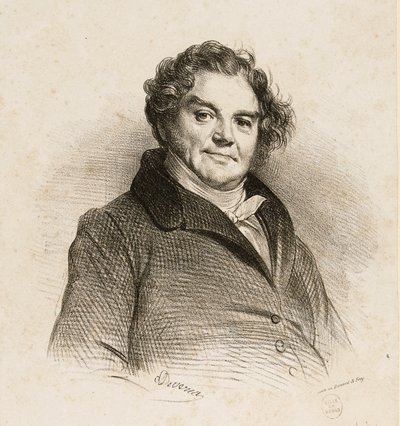 Porträt von Eugène Vidocq (1775-1857), Abenteurer und Chef der Sicherheitspolizei von Achille Devéria