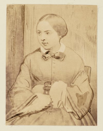 Porträt einer jungen Dame, wahrscheinlich Cécile Devéria von Achille Devéria
