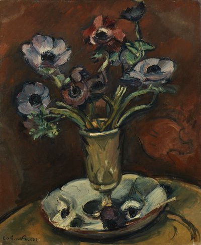 Stillleben mit Anemonen, ca. 1922 von Achille Emile Othon Friesz