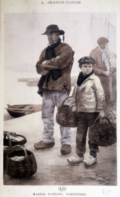 Sardische Bauernmatrosen von Granchi-Taylor von Achille Granchi Taylor