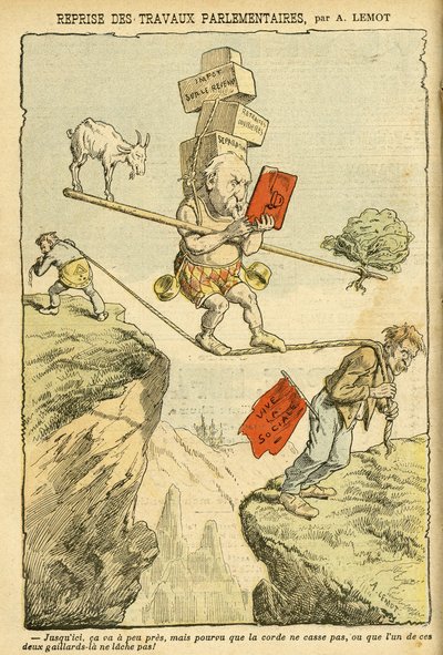 Illustration in Le Pelerin von Achille Lemot