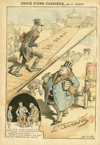 Illustration von Achille Lemot (1846-1909) in Le Pelerin von Achille Lemot