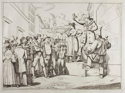 Die Aufführung der Tanzkompanie von Achille Pinelli