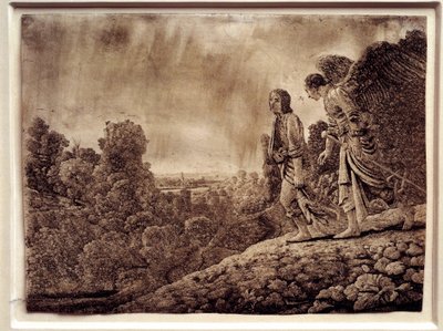 Tobias und der Engel von Adam (after) Elsheimer