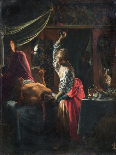 Judith enthauptet Holofernes von Adam Elsheimer