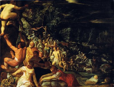 Die Sintflut von Adam Elsheimer